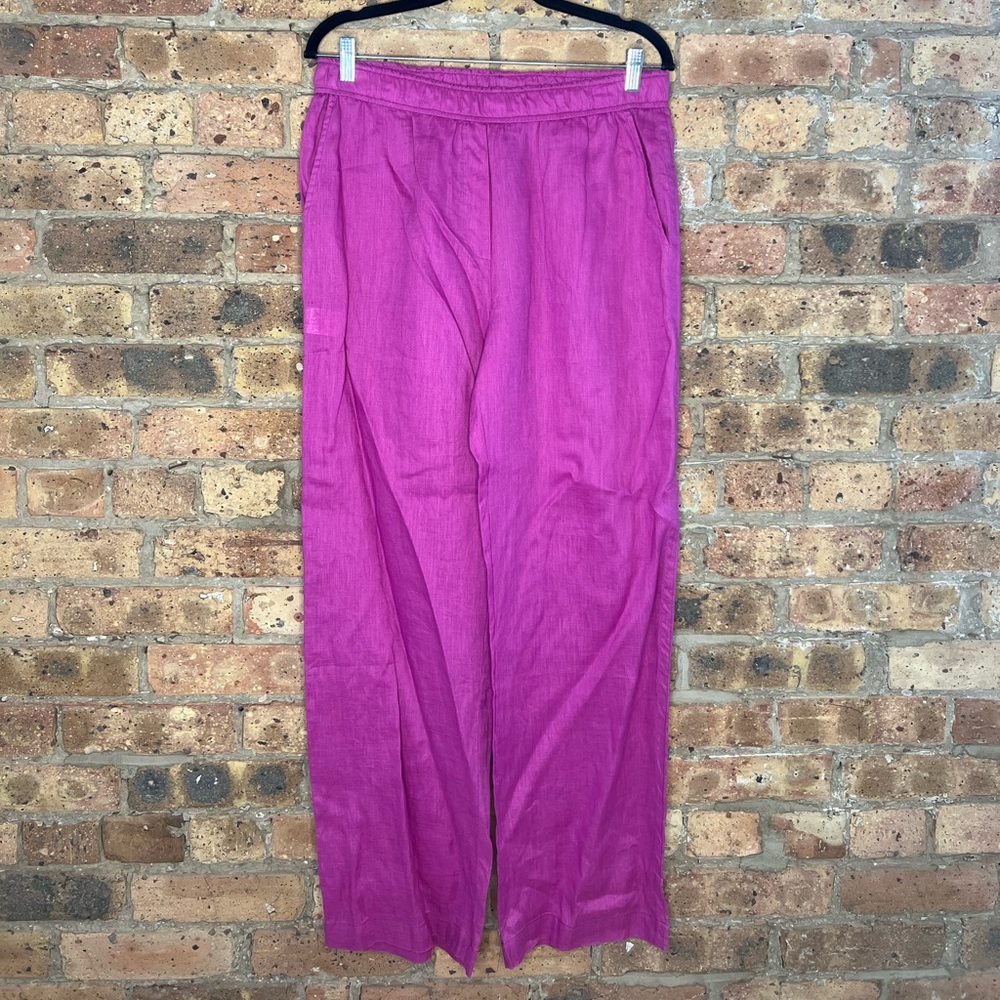 Devotion Twins Fuchsia linen pants. Size S, new never been worn